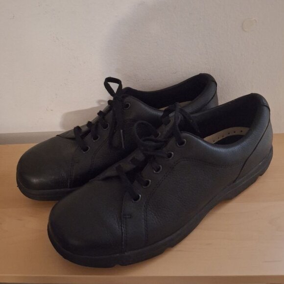 Rockport Women's Black Leather Comfort Oxford Shoes Lace-Up Sz 8.5 M - Picture 1 of 9
